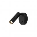 ARDEBO.de SLV KARPO Wand- und Deckenleuchte, einflammig, LED, 3000K, rund, schwarz, mit Schalter (152340)