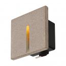ARDEBO.de SLV CONCRETO Wandeinbauleuchte, 3.2W, 15lm, 3000K, IP65, grau (1006407)