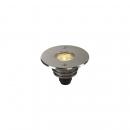 ARDEBO.de SLV DASAR 920 Outdoor LED Bodeneinbauleuchte, 3000K, rund, IP67, Blende edelstahl gebürstet, 12-25V (233500)