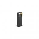 ARDEBO.de SLV LOGS 40 Outdoor Standleuchte, LED, 3000K, IP65, eckig, anthrazit (232115)