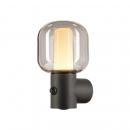 ARDEBO.de SLV OVALISK SENSOR LED Wandaufbauleuchte mit Bewegungsmelder, CCT switch 3000/4000K, IP65, anthrazit (1004679)