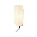 ARDEBO.de SLV QUADRASS SPOT Indoor Wandaufbauleuchte mit LED Spot und E27 Fassung, weiß (1003429)