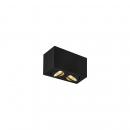 ARDEBO.de SLV TRILEDO Double LED Indoor Deckenaufbauleuchte, schwarz, 3000K, 14W (1002003)