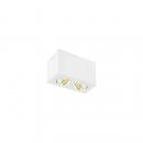 ARDEBO.de SLV TRILEDO Double LED Indoor Deckenaufbauleuchte, weiß, 3000K, 14W (1002008)
