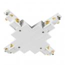 ARDEBO.de SLV X-Verbinder für S-TRACK 3-Phasen-Einbauschiene, DALI, weiß (1006536)