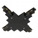 ARDEBO.de SLV X-Verbinder für S-TRACK 3-Phasen-Einbauschiene, DALI, schwarz (1006535)