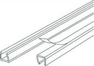 ARDEBO.de Kleinhuis LC57 LC-Minikanal für 1 Leitung, 7,5x9,5x2000 mm, PVC-hart, transparent