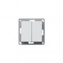 ARDEBO.de Gira 246203 BT Wandsender 2fach System 55, Reinweiß glänzend