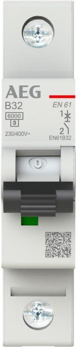 ARDEBO.de AEG Leitungsschutzschalter AC B, 32A, 1p, 400V, 1TE (2CDS251088R0325)