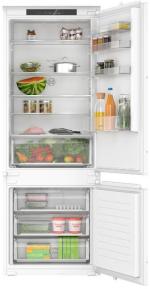 ARDEBO.de Bosch KBN96NSE0 Serie 2 Einbau Kühl-Gefrierkombination, Nischenhöhe 194 cm, 383 L, Schlepptür, HomeConnect, EcoMode, weiß