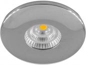 ARDEBO.de EVN MAGNETO LED Deckeneinbau, rund, EDS optik, IP44, 200-240V 4,5W, 3000K - 380lm, inkl. Netzgerät, Edelstahl (L44041302)