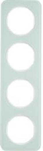 ARDEBO.de Berker 10142109 Rahmen, 4fach, R.1, Glas, polarweiß