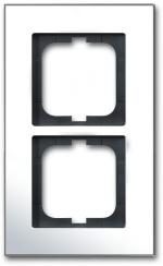 ARDEBO.de Busch-Jaeger 1722-826-101 Abdeckrahmen, Carat, 2-fach Rahmen, chrom (2CKA001754A4361)