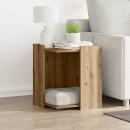 Katzenklo Artisan-Eiche 42x42x51 cm Holzwerkstoff