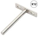 Regalträger Schwebend 12 Stk. Unsichtbar Ø10x100 mm