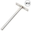 Regalträger Schwebend 12 Stk. Unsichtbar Ø10x150 mm