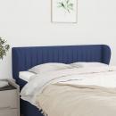 Kopfteil mit Ohren Blau 147x23x78/88 cm Stoff
