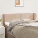 Kopfteil mit Ohren Cappuccino-Braun 147x23x78/88 cm Kunstleder