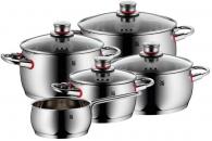 ARDEBO.de WMF Quality one Topf-Vorteils-Set, 5-teilig, induktionsgeeignet