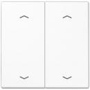 ARDEBO.de Jung ENOLS995MPWW ENO Funk Wandsender 4 kanal mit Symbol Pfeil, Alpinweiß