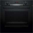 ARDEBO.de Bosch HBA514BB3 Serie 4 EEK: A+ Einbaubackofen, 71 L, 60 cm breit, 3D-Heißluf, Hydrolytisch, Versenkknebel, Kindersicherung, schwarz