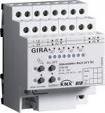 ARDEBO.de KNX Jalousieaktor 4fach 24 V DC mit Handbetätigung, Gira 215400