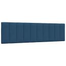 Kopfteil-Kissen Blau 180 cm Stoff