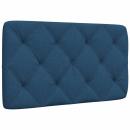 Kopfteil-Kissen Blau 80 cm Stoff