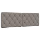 Kopfteil-Kissen Taupe 160 cm Stoff