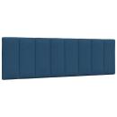 Kopfteil-Kissen Blau 160 cm Stoff