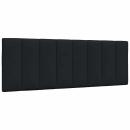 Kopfteil-Kissen Schwarz 140 cm Stoff