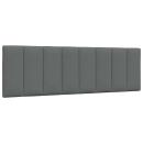 Kopfteil-Kissen Dunkelgrau 160 cm Stoff