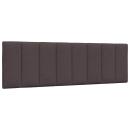 Kopfteil-Kissen Dunkelbraun 160 cm Stoff