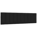 Kopfteil-Kissen Schwarz 180 cm Stoff