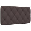 Kopfteil-Kissen Dunkelbraun 100 cm Stoff