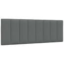 Kopfteil-Kissen Dunkelgrau 140 cm Stoff