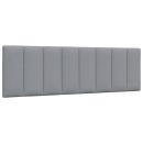 Kopfteil-Kissen Hellgrau 160 cm Stoff
