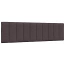 Kopfteil-Kissen Dunkelbraun 180 cm Stoff