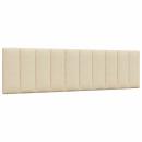 Kopfteil-Kissen Creme 180 cm Stoff