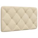Kopfteil-Kissen Creme 80 cm Stoff