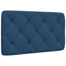 Kopfteil-Kissen Blau 90 cm Stoff