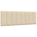 Kopfteil-Kissen Creme 120 cm Stoff