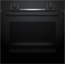 ARDEBO.de Bosch HBA510BA3 Serie 2 EEK: A Einbaubackofen, 71 L, 60 cm breit, 3D-Heißluft, Drehwähler, schwarz