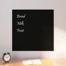 Magnettafel Wandmontage Schwarz 60x60 cm  Hartglas
