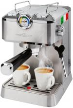 ARDEBO.de ProfiCook PC-ES-KA 1267 Espresso-Kaffeemaschine, 1100 W, 20 bar, 1,5 Wassertank, Edelstahl (501267)