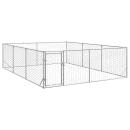 Outdoor-Hundezwinger mit Tür 3x4x1 m Verzinkter Stahl
