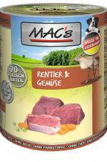 MACs Dog Rentier, Rind & Gemüse 400g (Menge: 6 je Bestelleinheit)