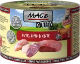 MACs Cat Kitten Pute, Rind & Ente 200g (Menge: 6 je Bestelleinheit)