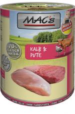 MACs Cat Kalb & Pute 400g (Menge: 6 je Bestelleinheit)