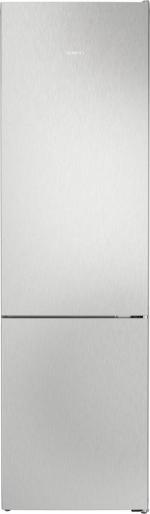ARDEBO.de Siemens KG39N2LCF iQ300 Stand Kühl-Gefrierkombination, 60 cm breit, 363 L, hyperFresh, bottleRack, superCooling, Total noFrost, Metall-Optik
